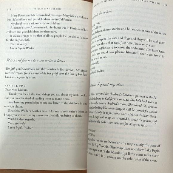Book: The Selected Letters of Laura Ingalls Wilder (Little House on the Prairie - Picture 6 of 10